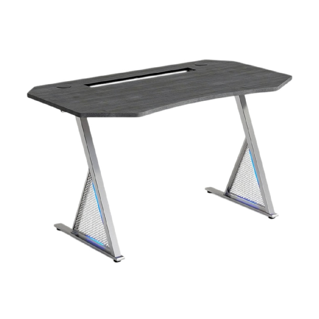 **Technische titel in het Nederlands: 'Modern Gaming Bureau met LED-verlichting en Ergonomisch Ontwerp'**